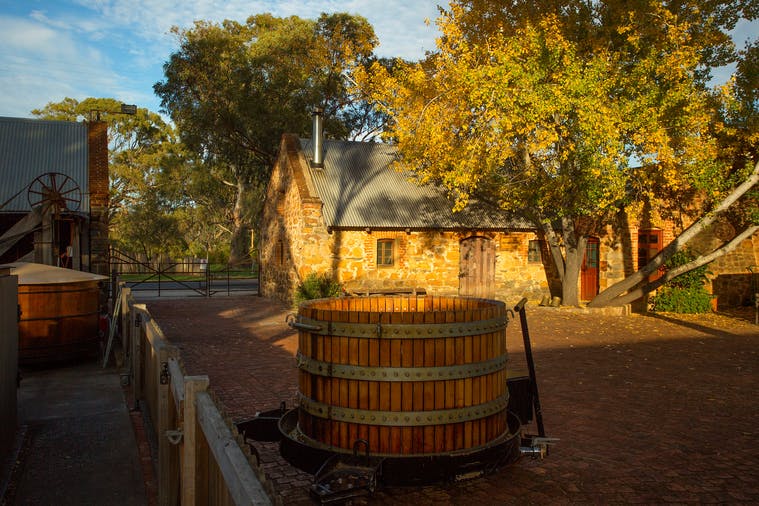 Basket Press Shiraz, Rockford, Barossa Valley, Australië 2008