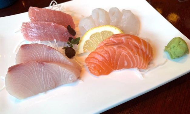 Japanse gerechten met vins nature