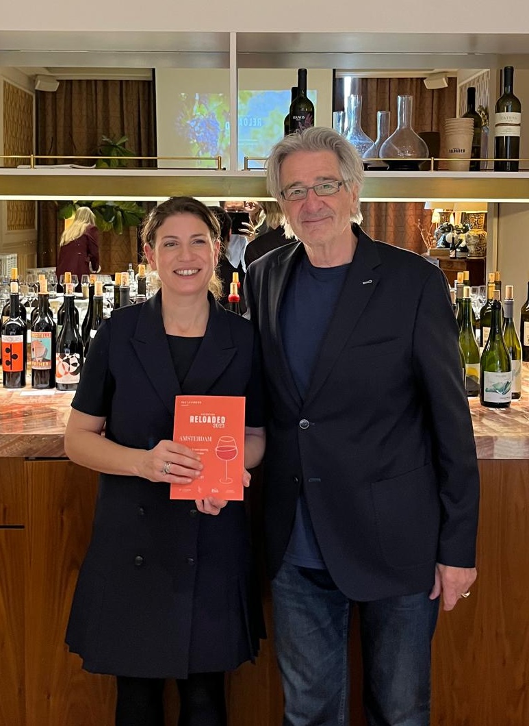 Paz Levinson met Jan van Lissum Paz Levinson met Jan van Lissum