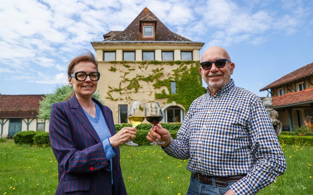 Laurence en Alain Brumont