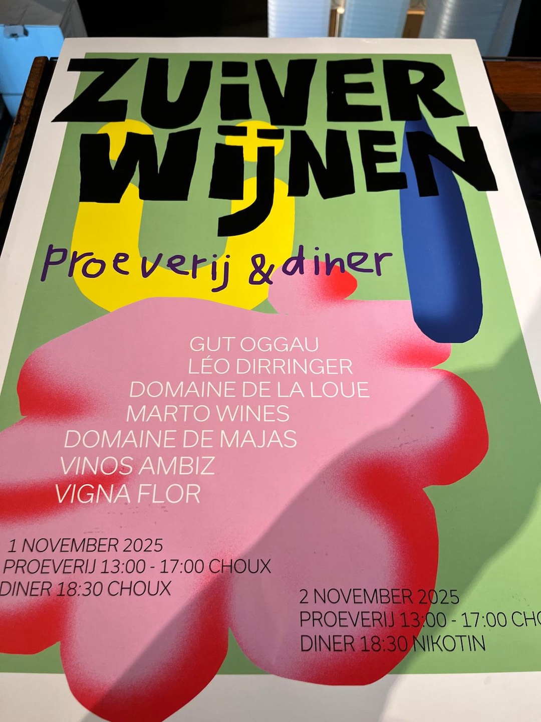 poster Zuiver Wijnen
